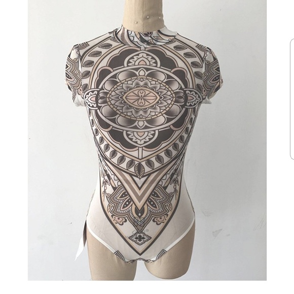 Aztec Print One Piece - Picture 5 of 5